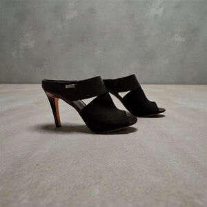 Calvin Klein Black Mules